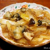 牡蠣と白菜の炒め煮